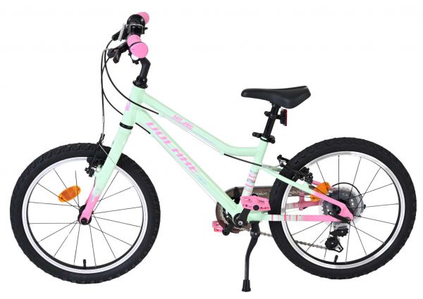 Volare Milano Kinderfiets - Meisjes - 18 inch - Mintgroen - 6 versnellingen