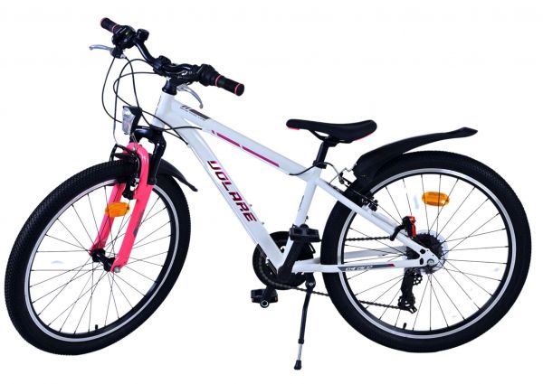 Volare XC Race Kinderfiets - 24 inch - Wit Roze - 21 versnellingen