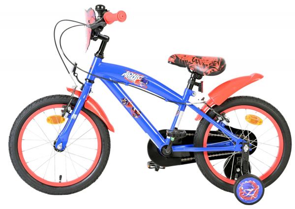 Sonic Kinderfiets - Jongens - 16 inch - Blauw - Twee handremmen
