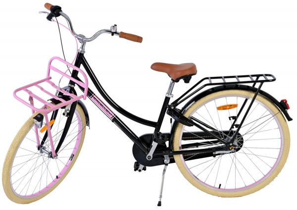 Volare Excellent Kinderfiets - Meisjes - 26 inch - Zwart - 3 versnellingen