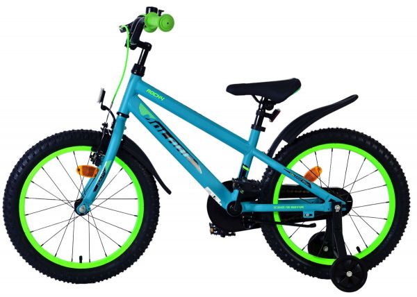 Volare Rocky Kinderfiets - Jongens - 18 inch - Groen Volare Rocky Kinderfiets - Jongens - 18 inch - Groen