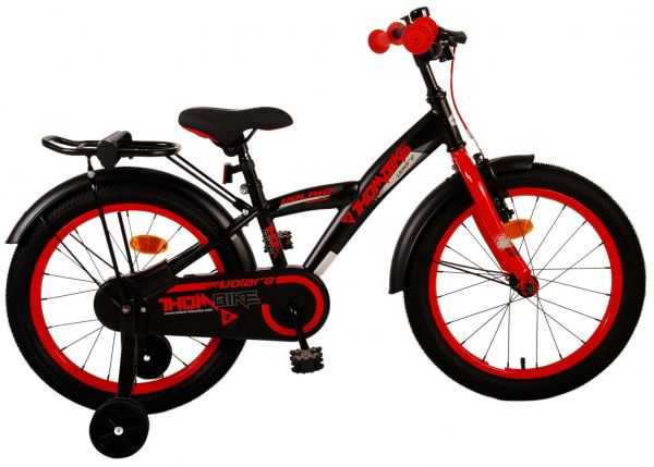 Volare Thombike Kinderfiets - Jongens - 18 inch - Zwart Rood