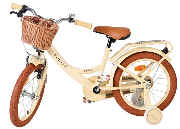 Volare Ashley Kinderfiets - Meisjes - 16 inch - Creme