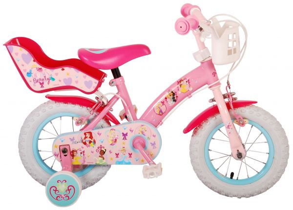 Disney Princess Kinderfiets - Meisjes - 12 inch - Roze - Twee Handremmen