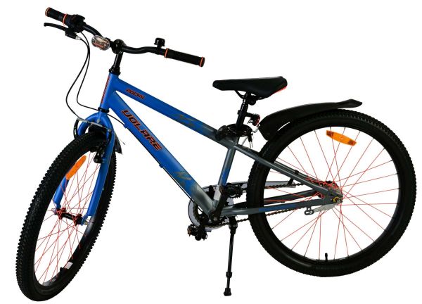 Volare Rocky Kinderfiets - 24 inch - Blauw - Shimano Nexus 3 versnellingen