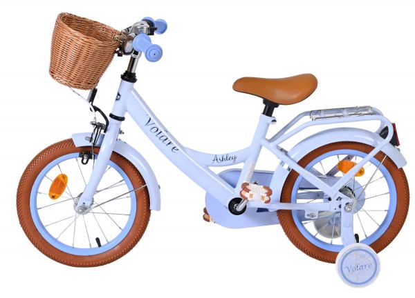 Volare Ashley Kinderfiets - Meisjes - 14 inch - Pastel Blauw