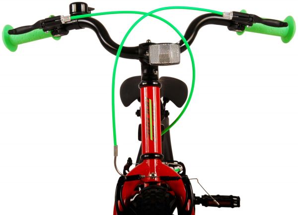 Volare Rocky Kinderfiets - Jongens - 14 inch - Rood - Twee handremmen