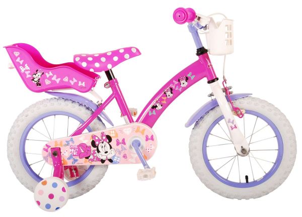 Disney Minnie Cutest Ever! - Kinderfiets - Meisjes - 14 inch - Roze