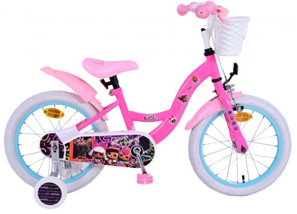 Dolls Kinderfiets - Meisjes - 16 inch - Roze