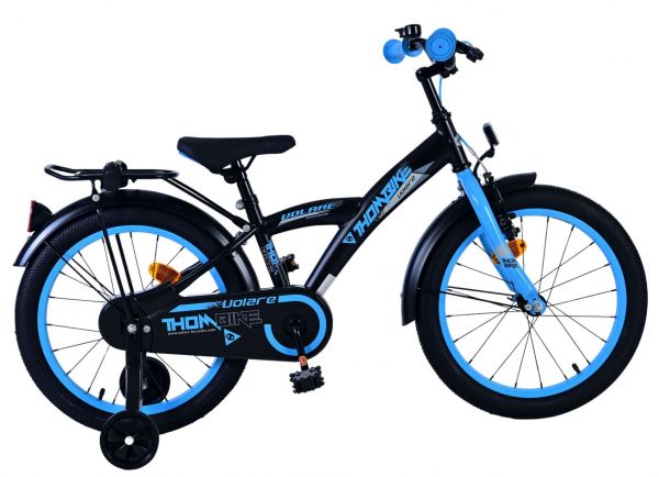 Volare Thombike Kinderfiets - Jongens - 18 inch - Zwart Blauw