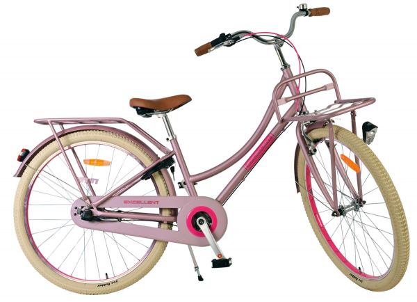 Volare Excellent Kinderfiets - Meisjes - 26 inch - Mat Roze - 3 versnellingen