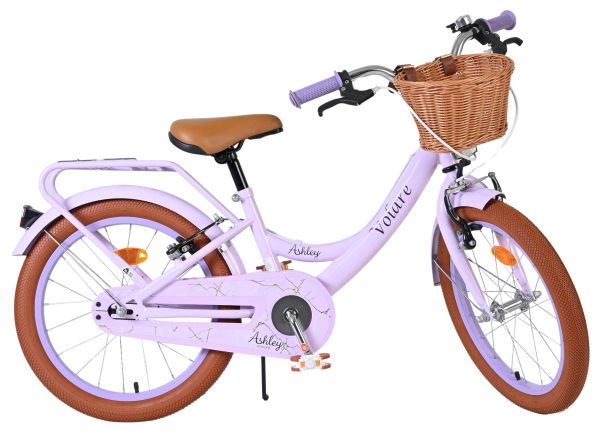 Volare Ashley Kinderfiets - Meisjes - 18 inch - Lila - Twee handremmen
