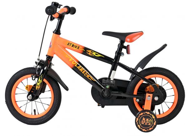 Volare Strike Kinderfiets - Jongens - 12 inch - Zwart Oranje