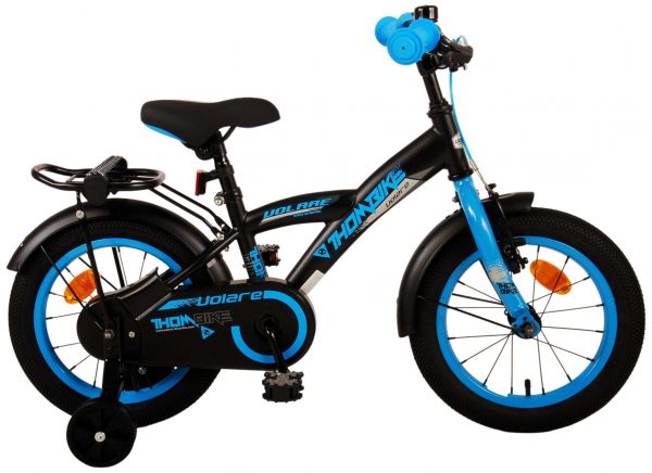 Volare Thombike Kinderfiets - Jongens - 14 inch - Zwart Blauw