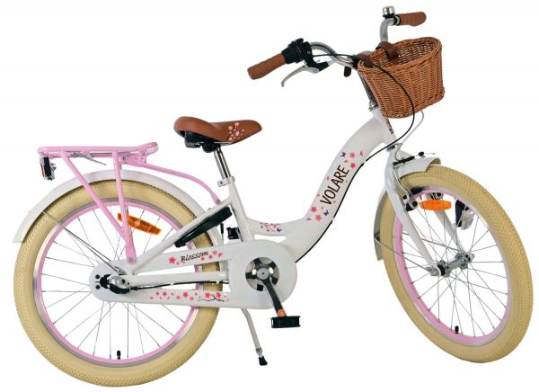 Volare Blossom Kinderfiets - Meisjes - 20 inch - Wit - Nexus 3 versnellingen