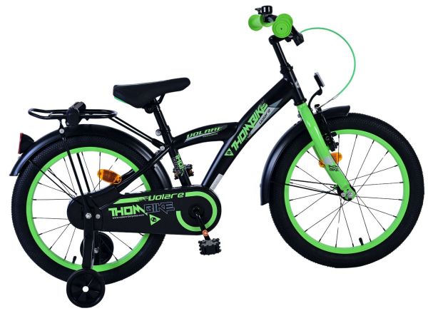 Volare Thombike Kinderfiets - Jongens - 18 inch - Zwart Groen