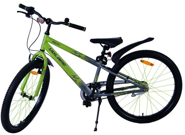 Volare Rocky Kinderfiets - 24 inch - Groen - Shimano Nexus 3 versnellingen