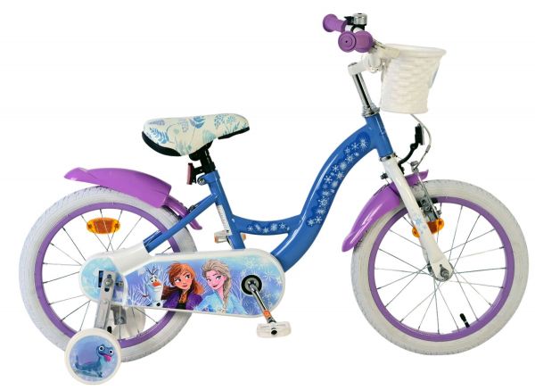 Disney Frozen 2 Kinderfiets - Meisjes - 16 inch - Blauw/Paars