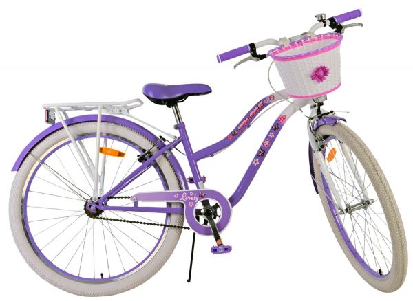 Volare Lovely Kinderfiets - Meisjes - 26 inch - Paars - Twee handremmen
