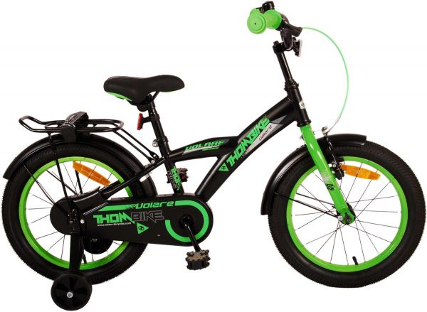 Volare Thombike Kinderfiets - Jongens - 16 inch - Zwart Groen