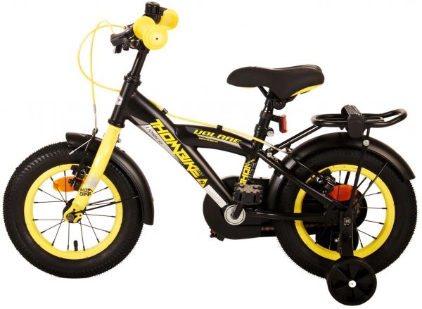 Volare Thombike Kinderfiets - Jongens - 12 inch - Zwart Geel Volare Thombike Kinderfiets - Jongens - 12 inch - Zwart Geel