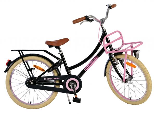 Volare Excellent Kinderfiets - Meisjes - 20 inch - Zwart Volare Excellent Kinderfiets - Meisjes - 20 inch - Zwart
