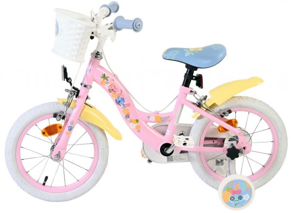 Disney Stitch Kinderfiets - Meisjes - 14 inch - Roze - Twee handremmen