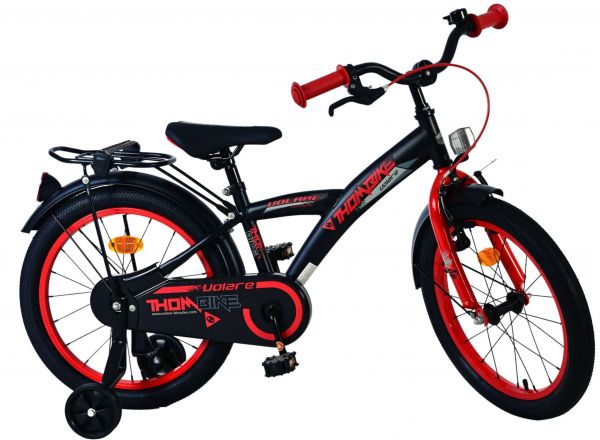Volare Thombike Kinderfiets - Jongens - 18 inch - Zwart Rood