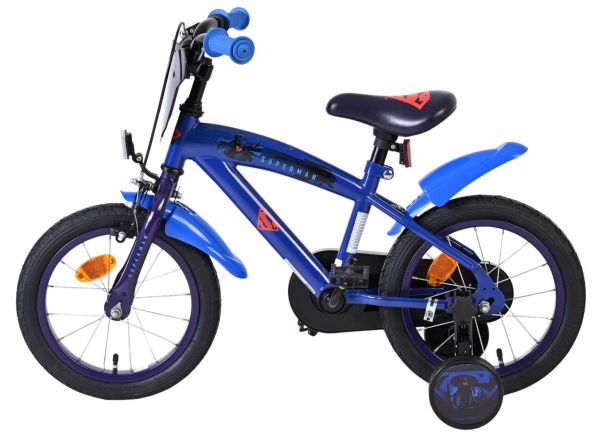 Superman Kinderfiets - Jongens - 14 inch - Blauw