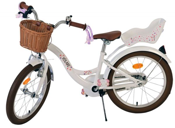 Volare Blossom Kinderfiets - Meisjes - 18 inch - Wit