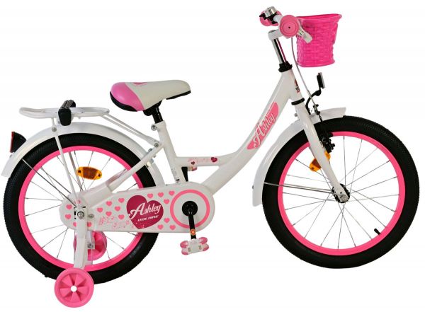 Volare Ashley Kinderfiets - Meisjes - 18 inch - Wit