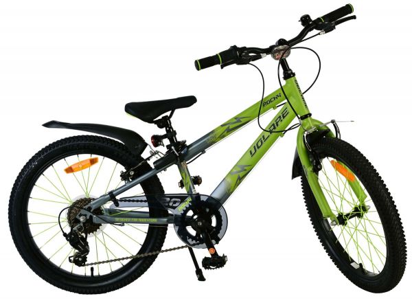 Volare Rocky Kinderfiets - 20 inch - 7 speed - Groen/Grijs