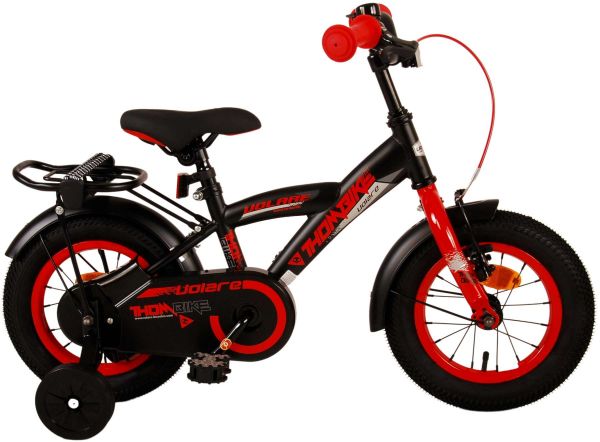 Volare Thombike Kinderfiets - Jongens - 12 inch - Zwart Rood