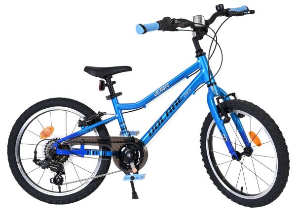 Volare Venom Kinderfiets - Jongens - 18 inch - Blauw - 6 Speed - Twee handremmen