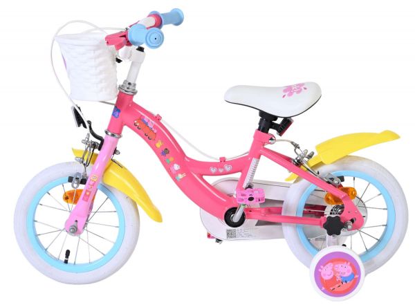 Peppa Pig Kinderfiets - Meisjes - 12 inch - Roze - Twee handremmen