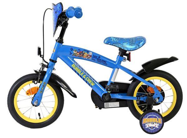 Paw Patrol -Rubble & Crew - Kinderfiets - Jongens - 12 inch - Blauw