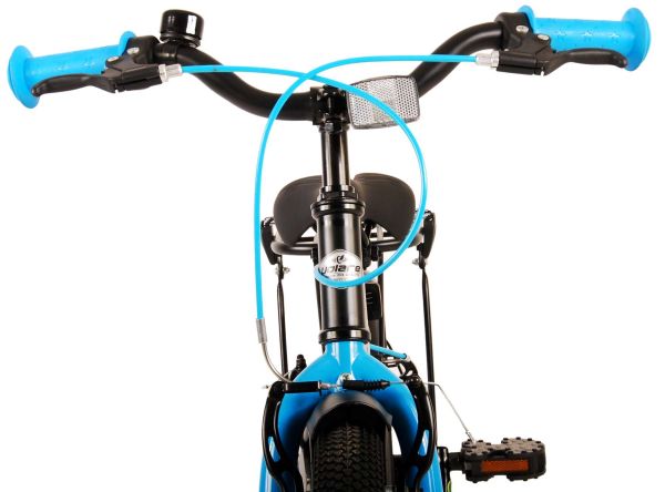 Volare Thombike Kinderfiets - Jongens - 16 inch - Zwart Blauw - Twee Handremmen