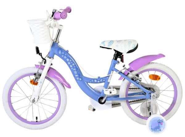 Disney Frozen 2 Kinderfiets - Meisjes - 16 inch - Blauw/Paars - Twee handremmen