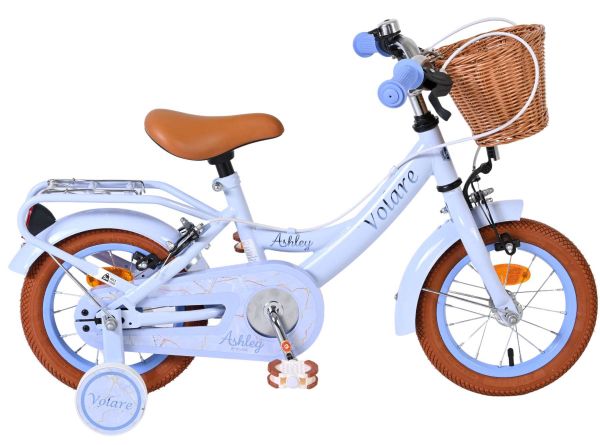 Volare Ashley Kinderfiets - Meisjes - 12 inch - Pastel Blauw - Twee handremmen