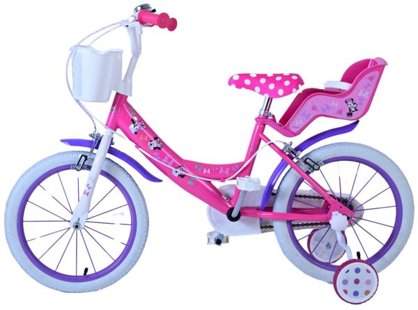 Minnie Cutest Ever! Kinderfiets - Meisjes - 16 inch - Roze - Twee handremmen