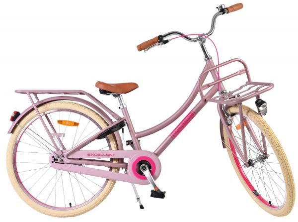 Volare Excellent Kinderfiets - Meisjes - 24 inch - Mat Roze