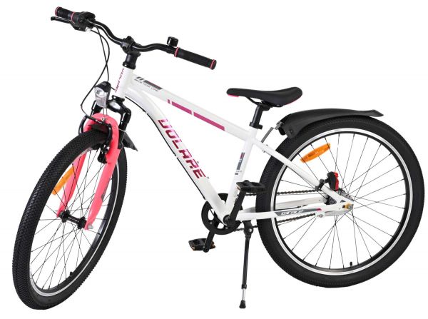 Volare XC Race Kinderfiets - 24 inch - Wit Roze - Shimano Nexus 3