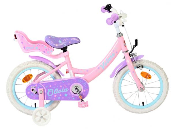 Volare Olivia Kinderfiets - Meisjes - 14 inch - Roze