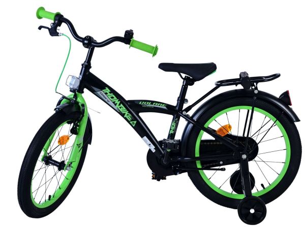 Volare Thombike Kinderfiets - Jongens - 18 inch - Zwart Groen