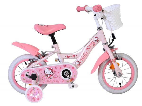 Hello Kitty Kinderfiets - Meisjes - 12 inch - Roze - Twee handremmen