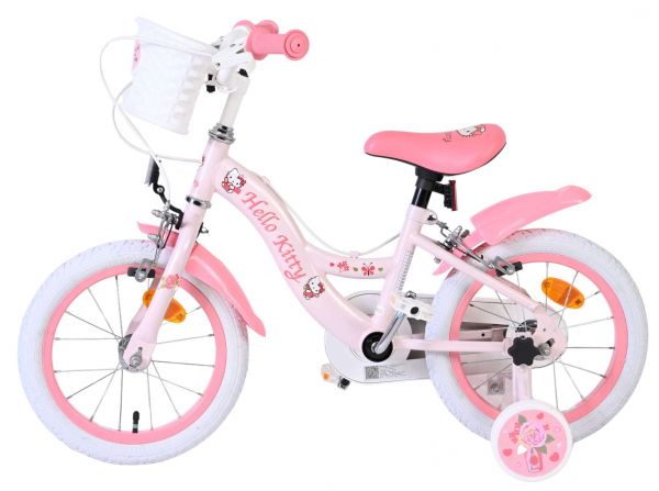 Hello Kitty Kinderfiets - Meisjes - 14 inch - Roze - Twee handremmen