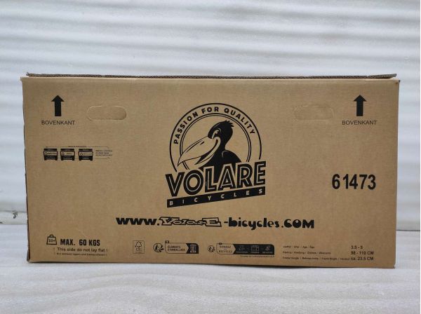 Volare Unicorn Kinderfiets - Meisjes - 14 inch - Wit