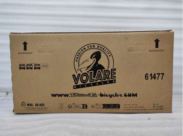 Volare Unicorn Kinderfiets - Meisjes - 14 inch - Groen - Twee Handremmen