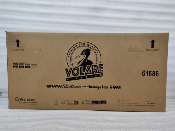 Volare Unicorn Kinderfiets - Meisjes - 16 inch - Paars - Twee Handremmen