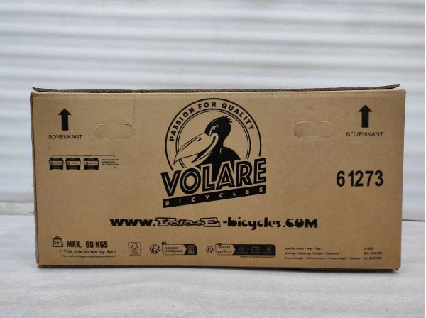 Volare Unicorn Kinderfiets - Meisjes - 12 inch - Wit